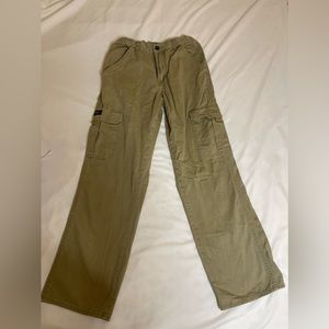 Khaki Cargo Wrangler Pants